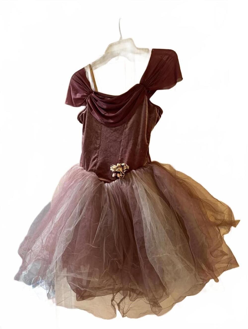Weissman Burgundy Tulle Ballet Dress XLC